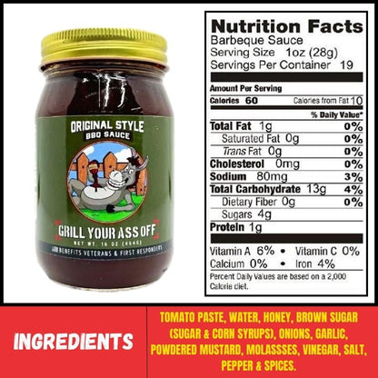 Grill Your Ass Off BBQ Sauce