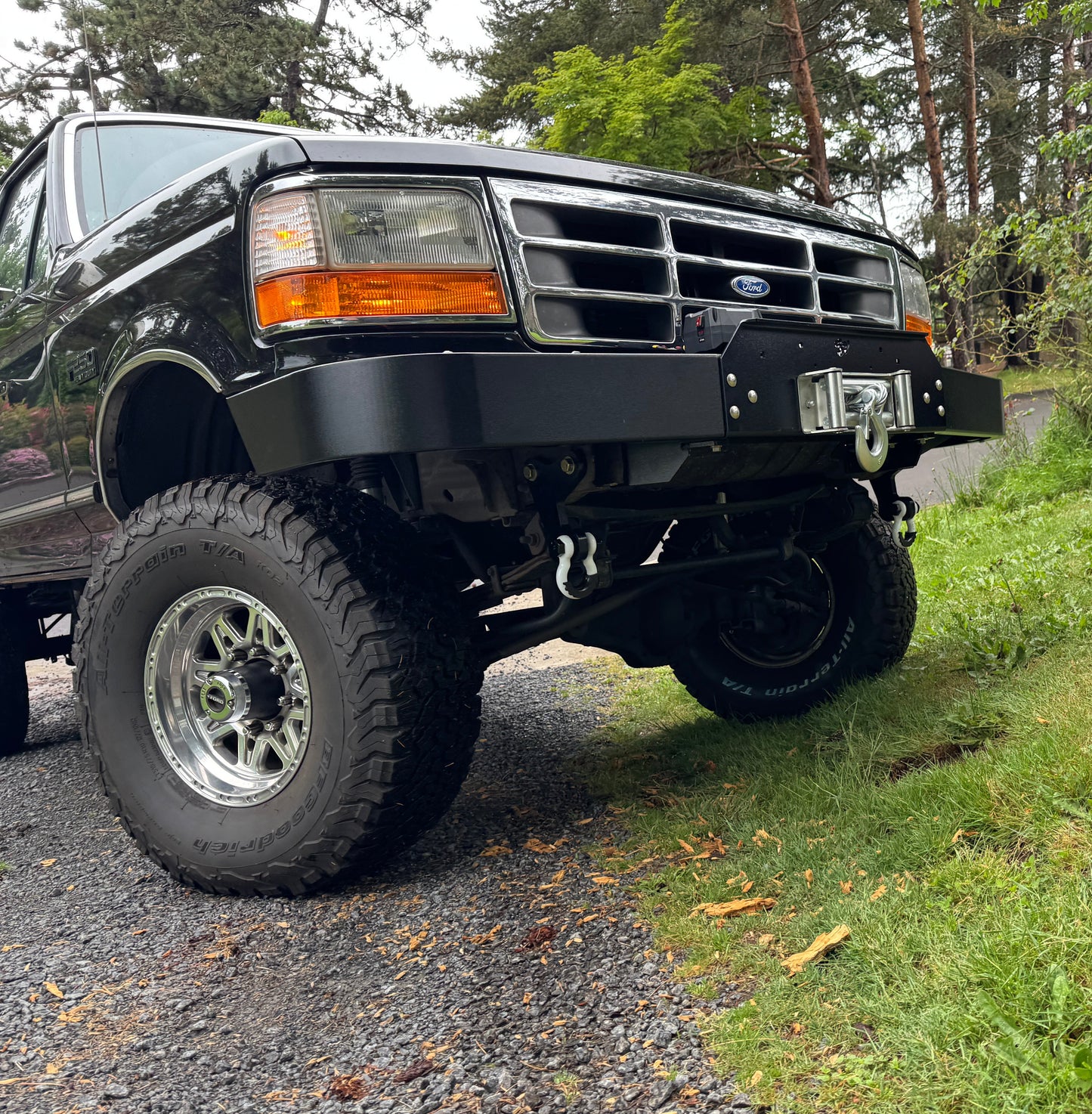 Engineered Vintage ‘GOAT' winch bumper - 1987-1997 Ford F-Series
