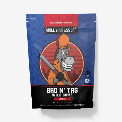 Grill Your Ass Off Bag N' Tag Wild Game Spice