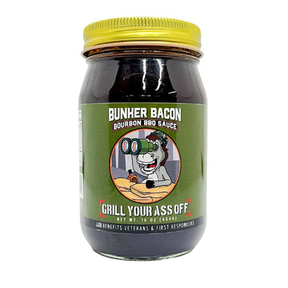 Grill Your Ass Off Bunker Bacon Bourbon BBQ Sauce™