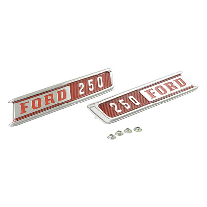 Hood Side Emblems - 1967 Ford F-Series
