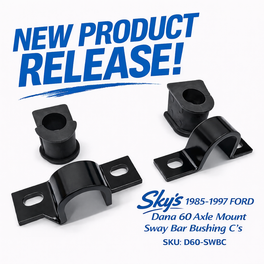 '85-'97 Ford Dana 60 Axle Mount Sway Bar Bushing C's.