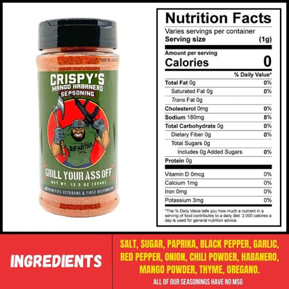 Grill Your Ass Off Crispy's Mango Habanero