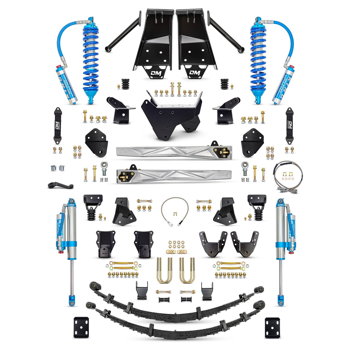 Desolate Motorsports D50 TTB Coil Over Conversion & HD Rear Suspension Kit (Front and Rear) - 1980-1997 Ford F-Series
