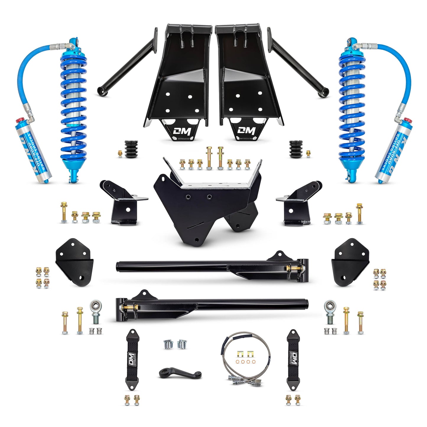 Desolate Motorsports D50 TTB Coil Over Conversion & HD Rear Suspension Kit (Front and Rear) - 1980-1997 Ford F-Series