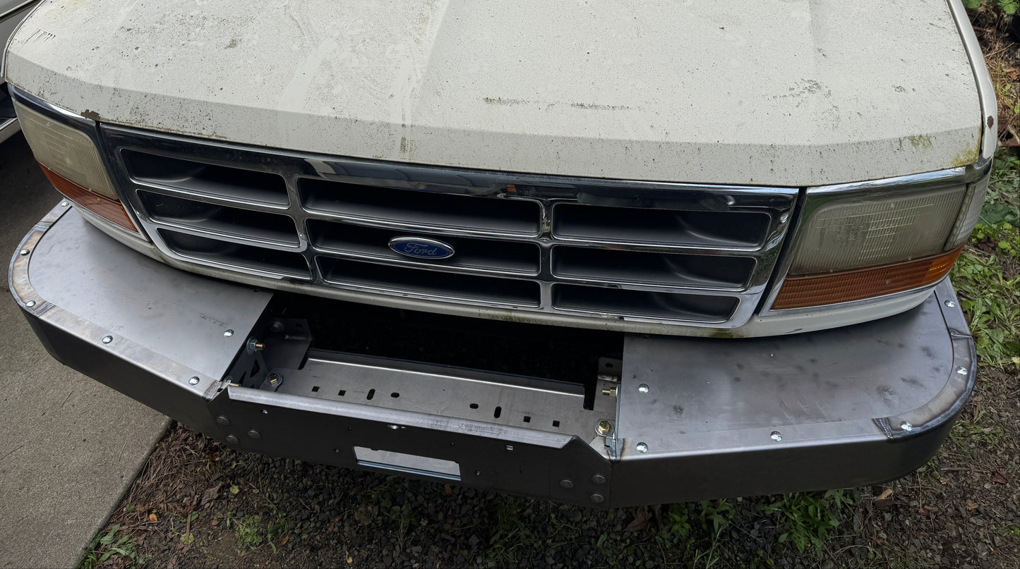 Engineered Vintage ‘GOAT' winch bumper - 1987-1997 Ford F-Series
