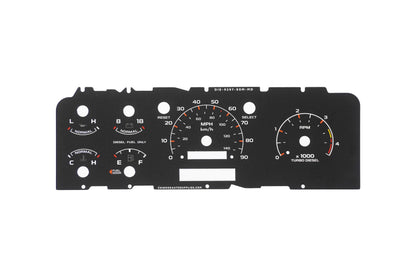 92-97 Cluster Faceplate Kit - XLT Modern - Diesel