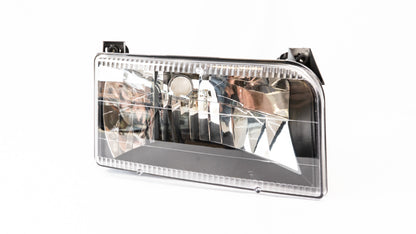 (1992-1997) F-Series - Complete Performance Six Piece Clear Black Headlight Kit