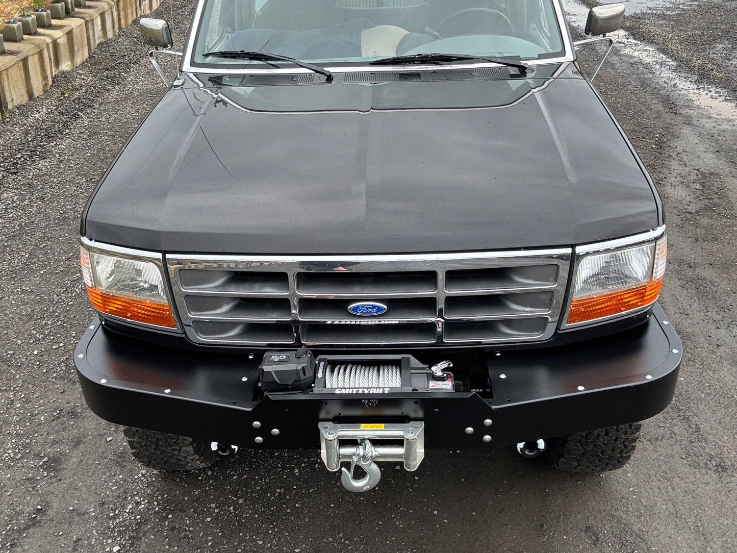 Engineered Vintage ‘GOAT' winch bumper - 1987-1997 Ford F-Series