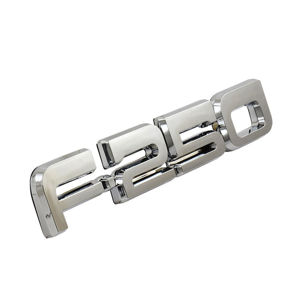 thumbnail image 2 of 2pc Ford F-Series Truck Front Fender Side Emblems - Fits 1987-1991 XLT Lariat - New 2 of 6