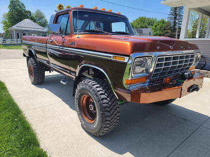 Engineered Vintage 'GOAT' winch bumper - 1967-1979 Ford F-Series