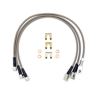 Front and Rear Extended Stainless Brake Line Kit