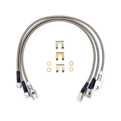 Front and Rear Extended Stainless Brake Line Kit
