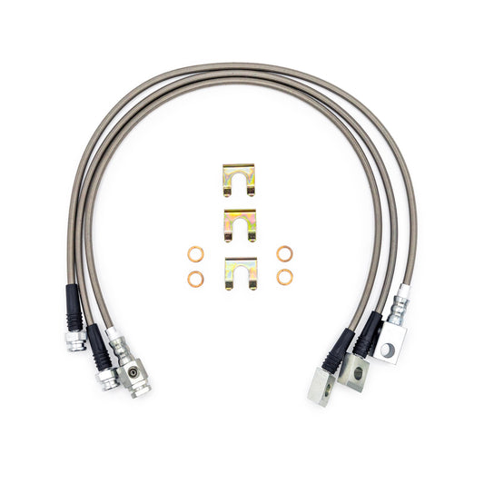 Front and Rear Extended Stainless Brake Line Kit