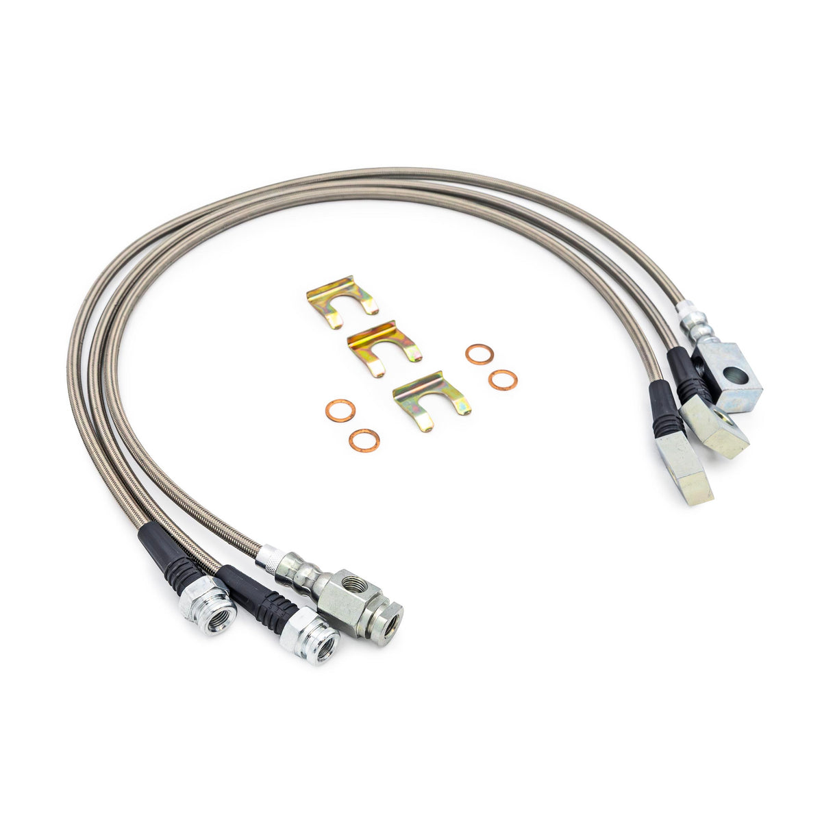 Front and Rear Extended Stainless Brake Line Kit