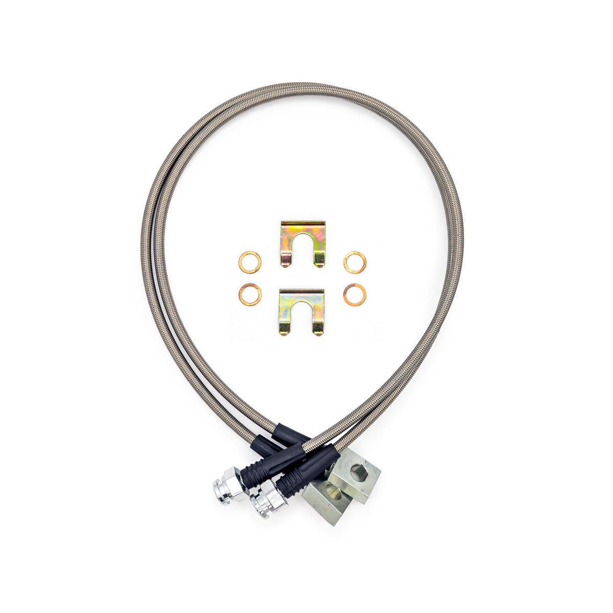 Front Extended Stainless Brake Lines