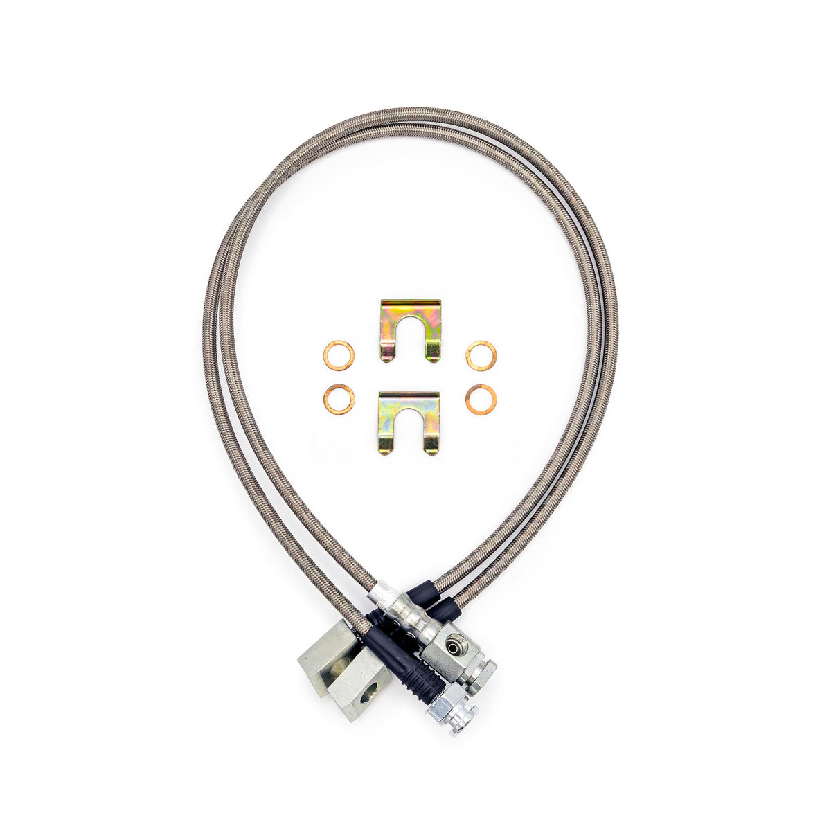 Front Extended Stainless Brake Lines