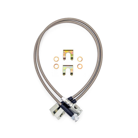 Front Extended Stainless Brake Lines