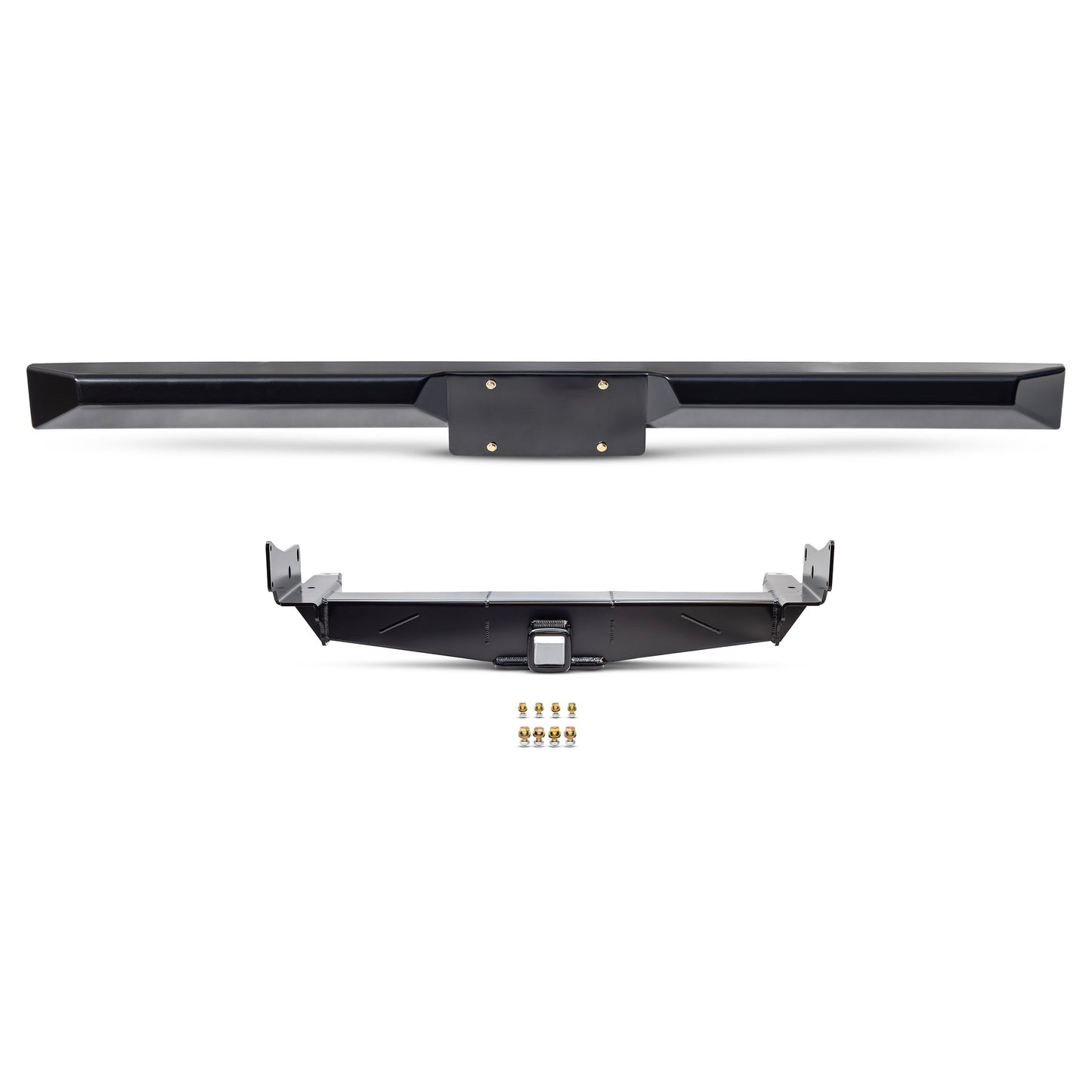 Desolate Motorsports Plate Rear Bumper – 1980–1996 Ford F-Series