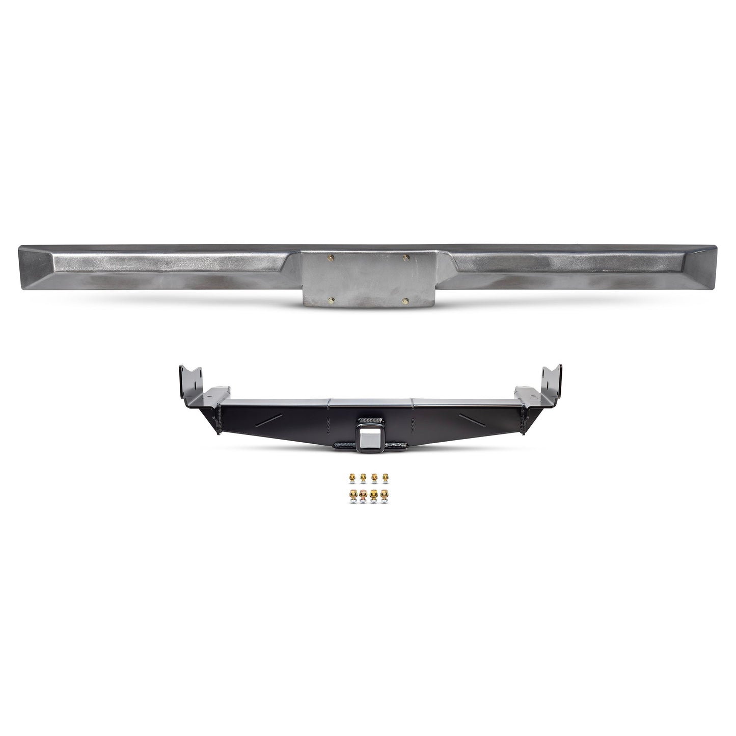 Desolate Motorsports Plate Rear Bumper – 1980–1996 Ford F-Series