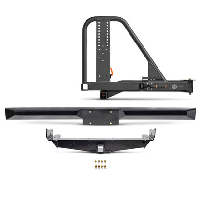 Desolate Motorsports Plate Rear Bumper – 1980–1996 Ford F-Series