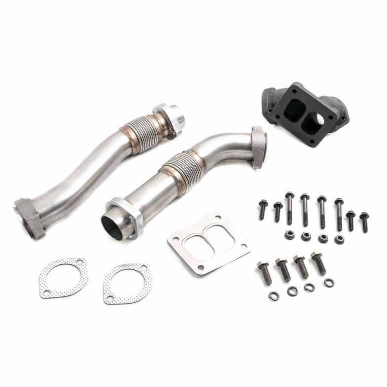 Stainless Steel Up-Pipe Kit with Collector, 1994-1997 7.3L Powerstroke