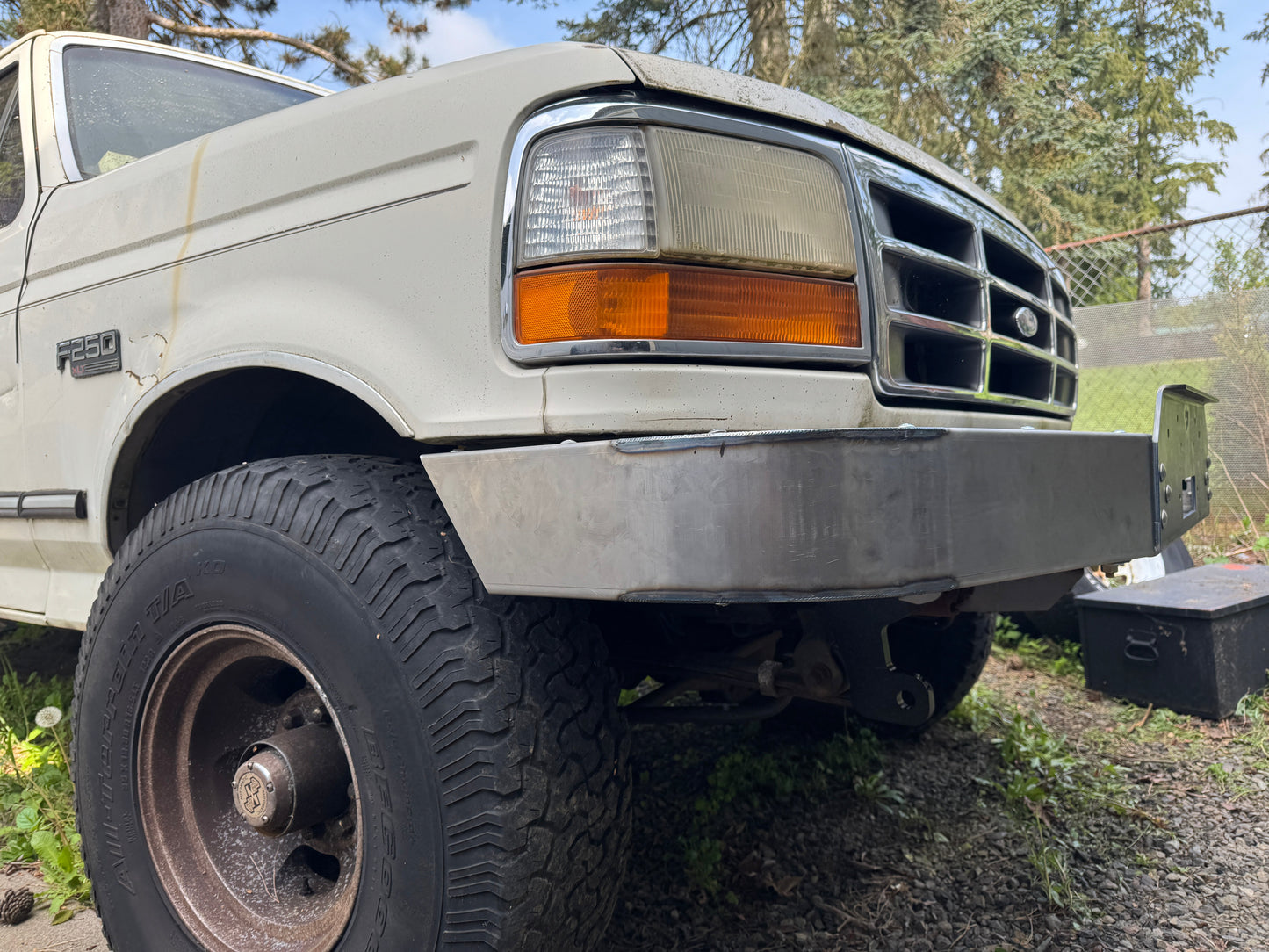 Engineered Vintage ‘GOAT' winch bumper - 1987-1997 Ford F-Series