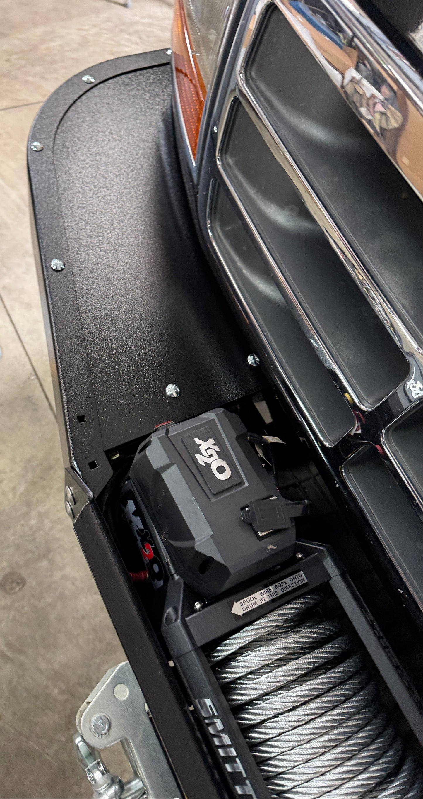 Engineered Vintage ‘GOAT' winch bumper - 1987-1997 Ford F-Series