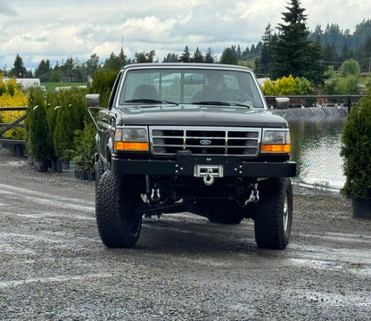 Engineered Vintage ‘GOAT' winch bumper - 1987-1997 Ford F-Series