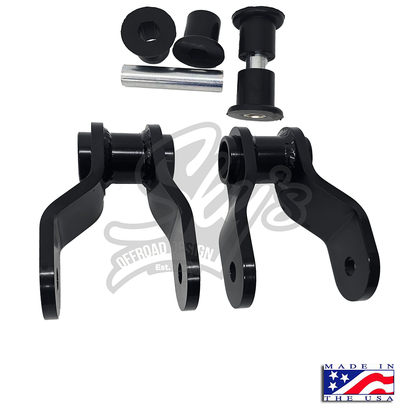 Front Shackle Reversal Shackles - 1980-1997 Ford F-Series/Bronco