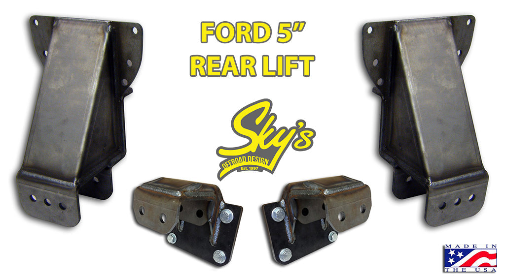 5", 6", 7" Hanger and Rear Flip Kits - 1980-1997 Ford F-Series