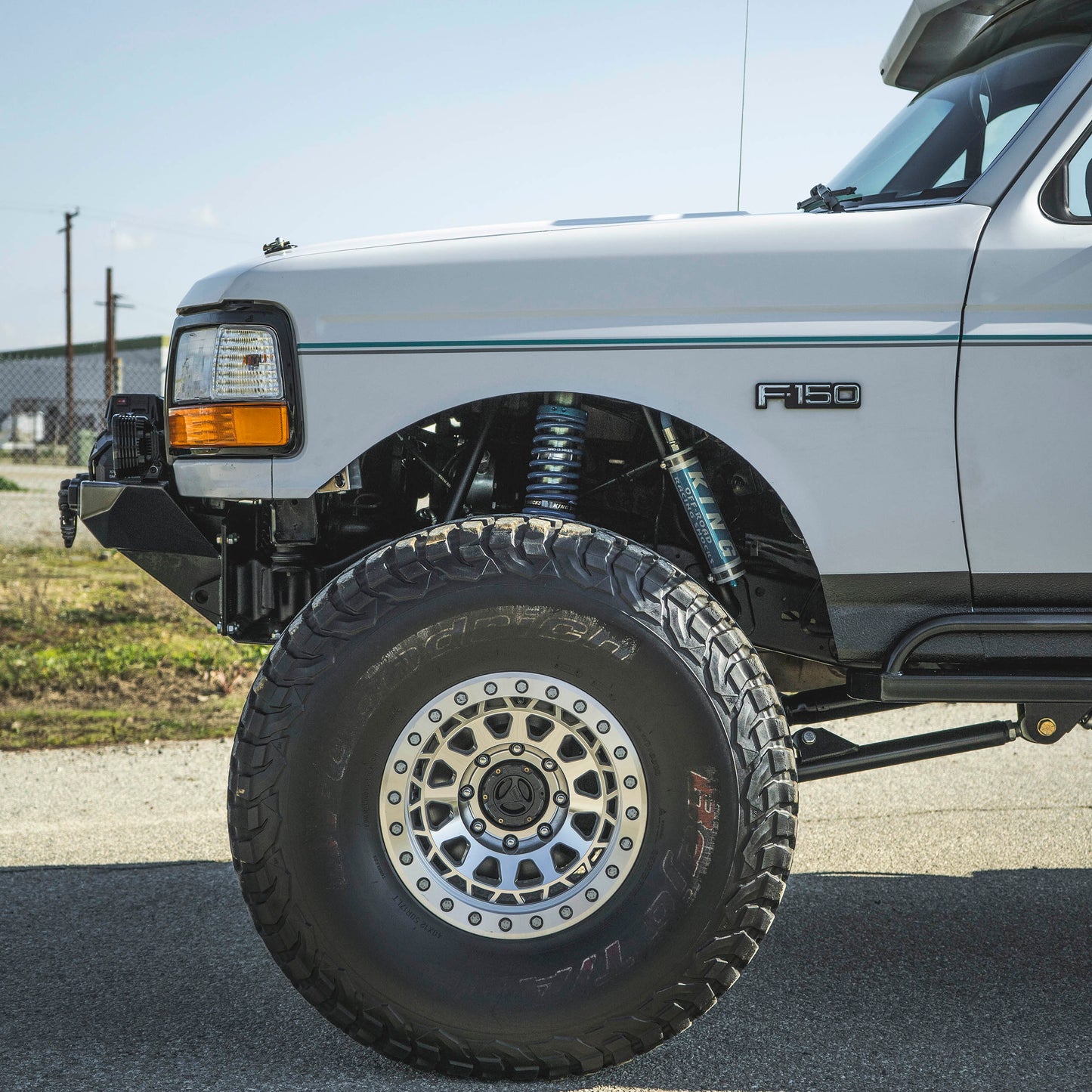 Desolate Motorsports Long Travel "Super Duty" Straight Axle Conversion Kit (Front Only) – 1980–1996 Ford F-Series
