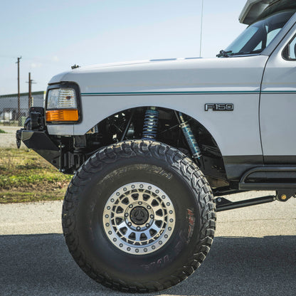Desolate Motorsports Long Travel "Super Duty" Straight Axle Conversion Kit (Front Only) – 1980–1996 Ford F-Series