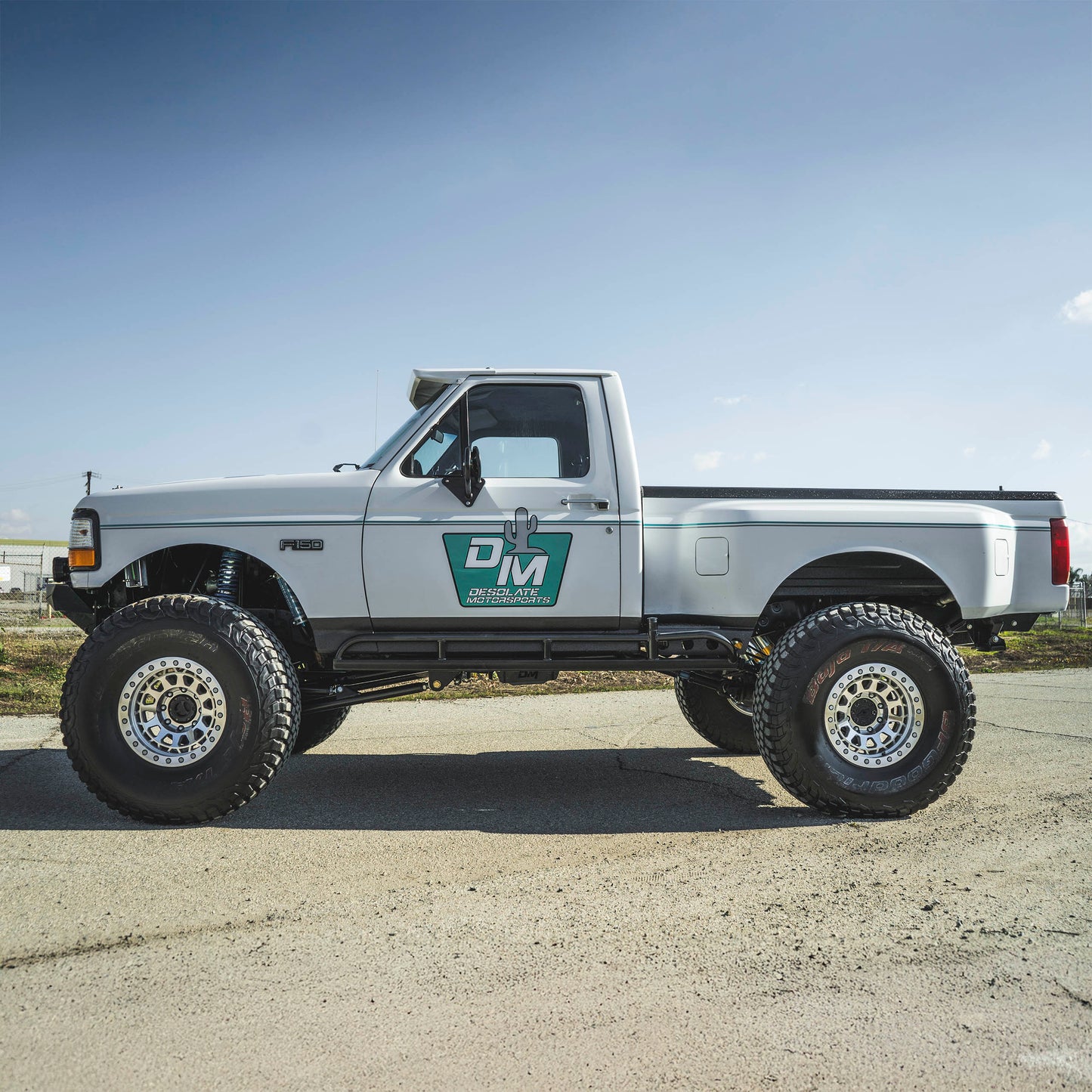 Desolate Motorsports Long Travel "Super Duty" Straight Axle Conversion Kit (Front Only) – 1980–1996 Ford F-Series