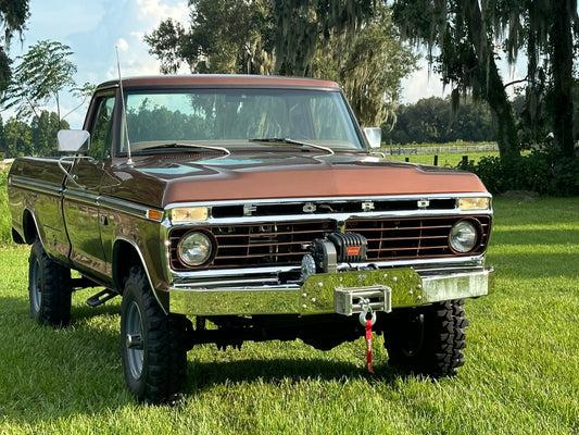 Engineered Vintage 'GOAT' winch bumper - 1967-1979 Ford F-Series