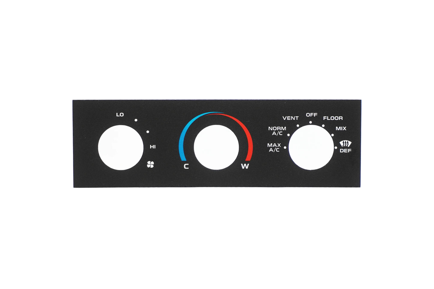 92-97 Cluster Faceplate Kit - XLT Modern - Diesel