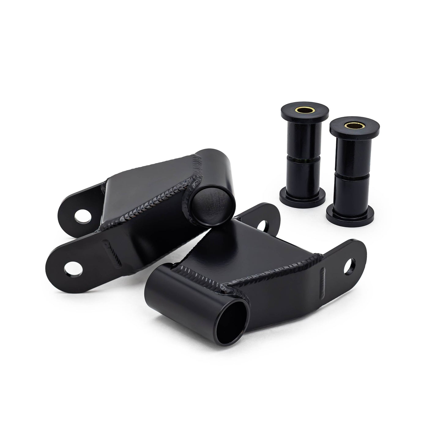 Desolate Motorsports HD Fabricated Rear Shackles – 1980–1997 Ford F-Series