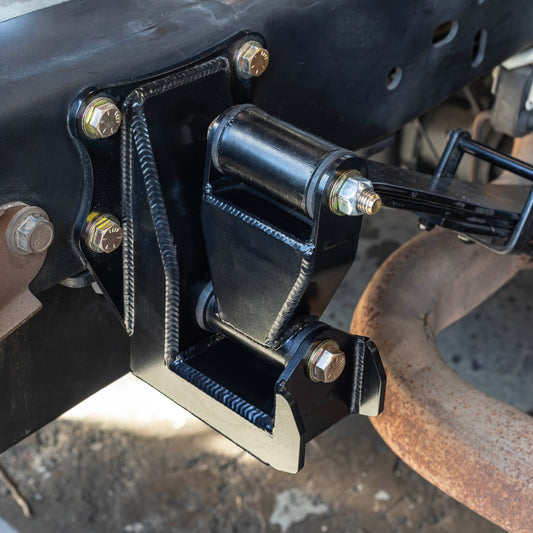 Desolate Motorsports HD Fabricated Rear Shackles – 1980–1997 Ford F-Series