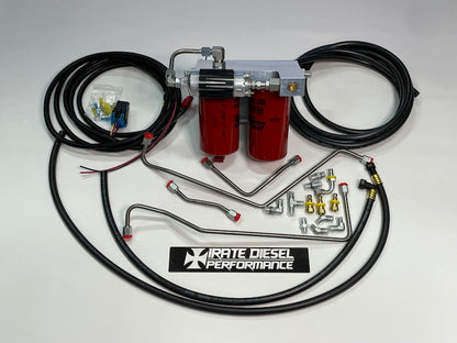 (1994-1997) - 7.3L OBS COMPLETE FUEL SYSTEM (Includes Regulated Return) NOW WITH NEW BOSCH 464-200 PUMP AND BILLET FILTER BASE!