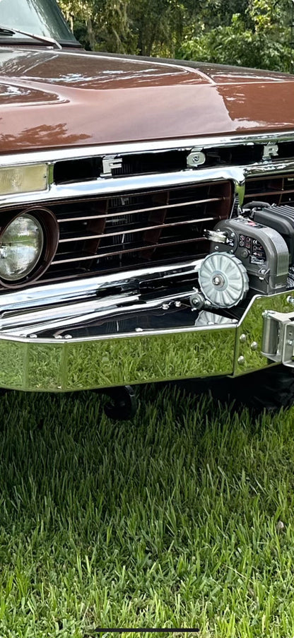Engineered Vintage 'GOAT' winch bumper - 1967-1979 Ford F-Series