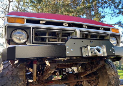 Engineered Vintage 'GOAT' winch bumper - 1967-1979 Ford F-Series