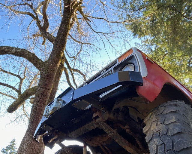 Engineered Vintage 'GOAT' winch bumper - 1967-1979 Ford F-Series