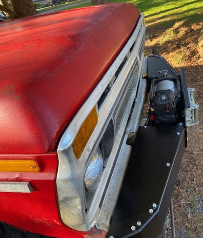 Engineered Vintage 'GOAT' winch bumper - 1967-1979 Ford F-Series