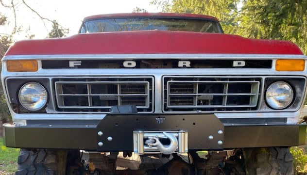 Engineered Vintage 'GOAT' winch bumper - 1967-1979 Ford F-Series