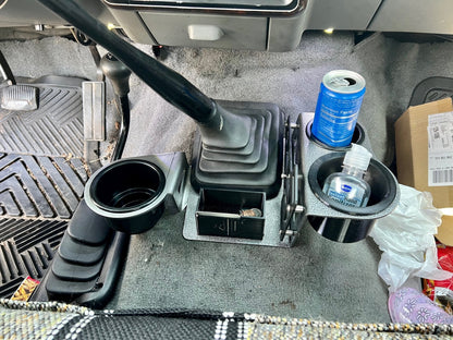 JC Customs Driver Side Cup Holder Expansion Kit - 1992-1997 Ford F-Series & Bronco