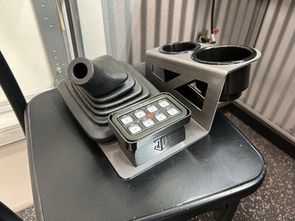 JC Customs - Shifter Mounted Cup Holder - 1992-1997 Ford F-Series & Bronco