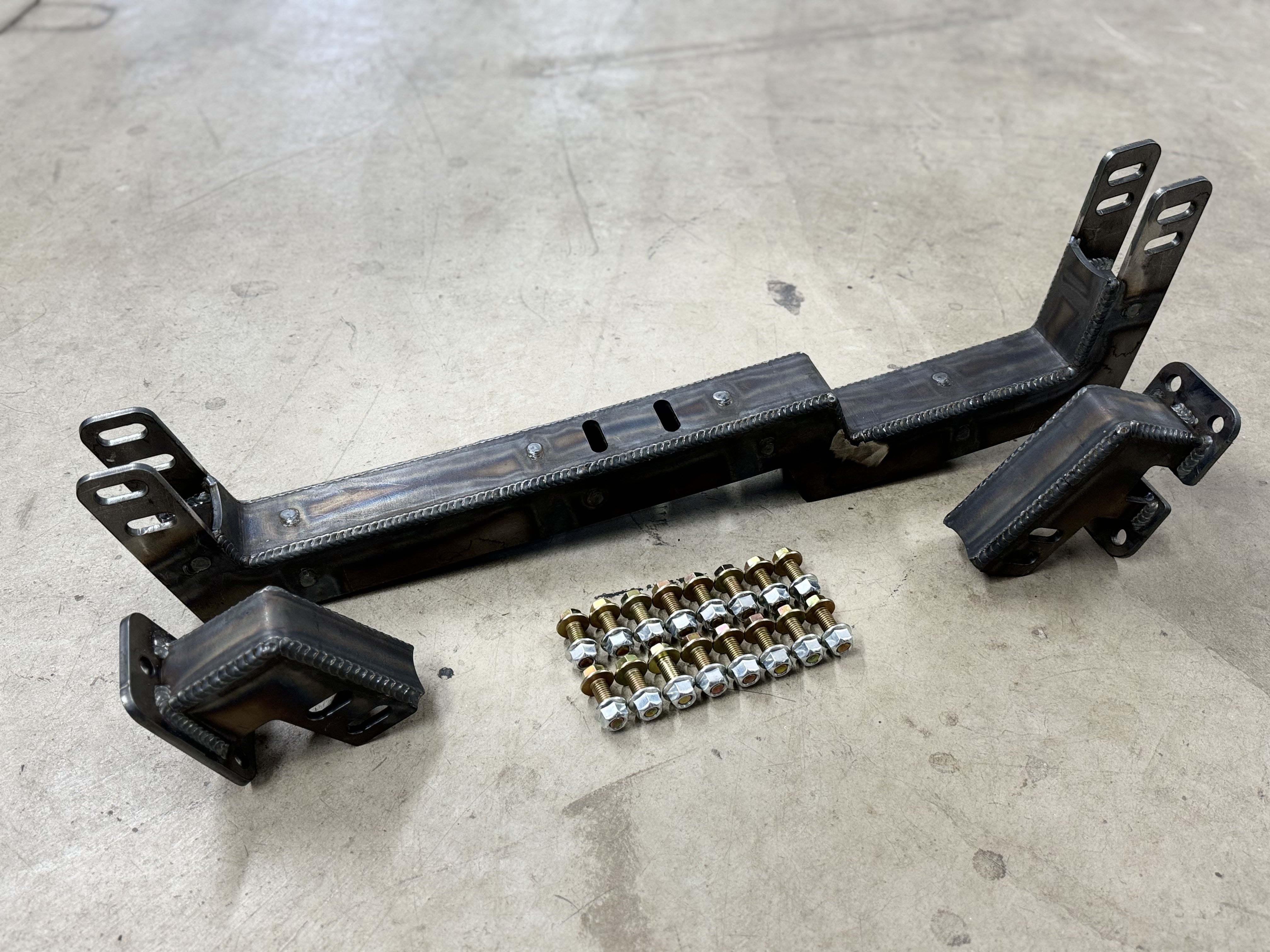 Classic Performance Products CPP90045 Transmission Crossmember – For 1957-64 Ford F100, C4/C6/AOD, Black Tubular