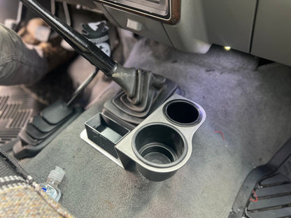 JC Customs - Shifter Mounted Cup Holder - 1992-1997 Ford F-Series & Bronco