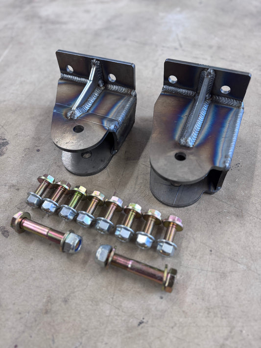 Carrick Customs Fabricated Twin Traction Beam Pivot Brackets - 1980-1997 Ford F-Series