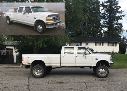2wd to 4wd Front Frame Box Kit - 1992-1997 Ford F-Series